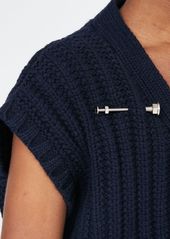 Maison Margiela screw-motif brooch