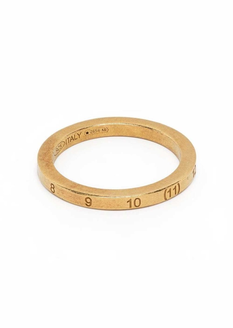 Maison Margiela engraved-number ring