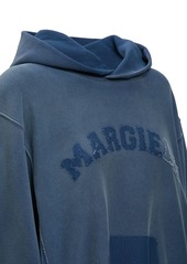 Maison Margiela Faded Logo Cotton Jersey Hoodie