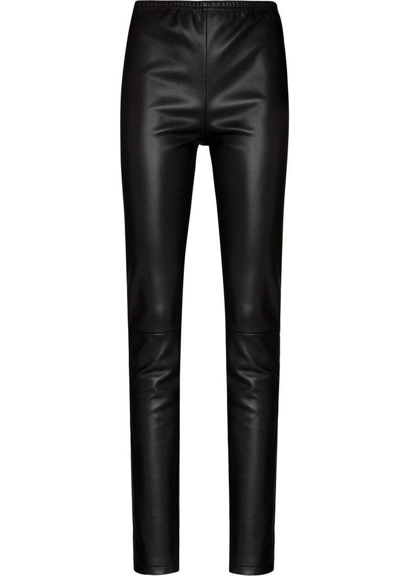 Maison Margiela faux-leather leggings