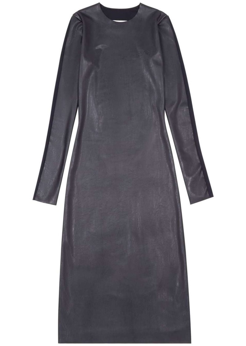 Maison Margiela faux-leather midi dress