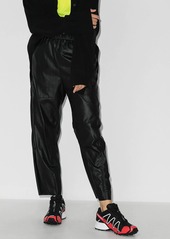 Maison Margiela faux-leather track pants