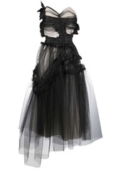 Maison Margiela Décortiqué corset-style tulle dress