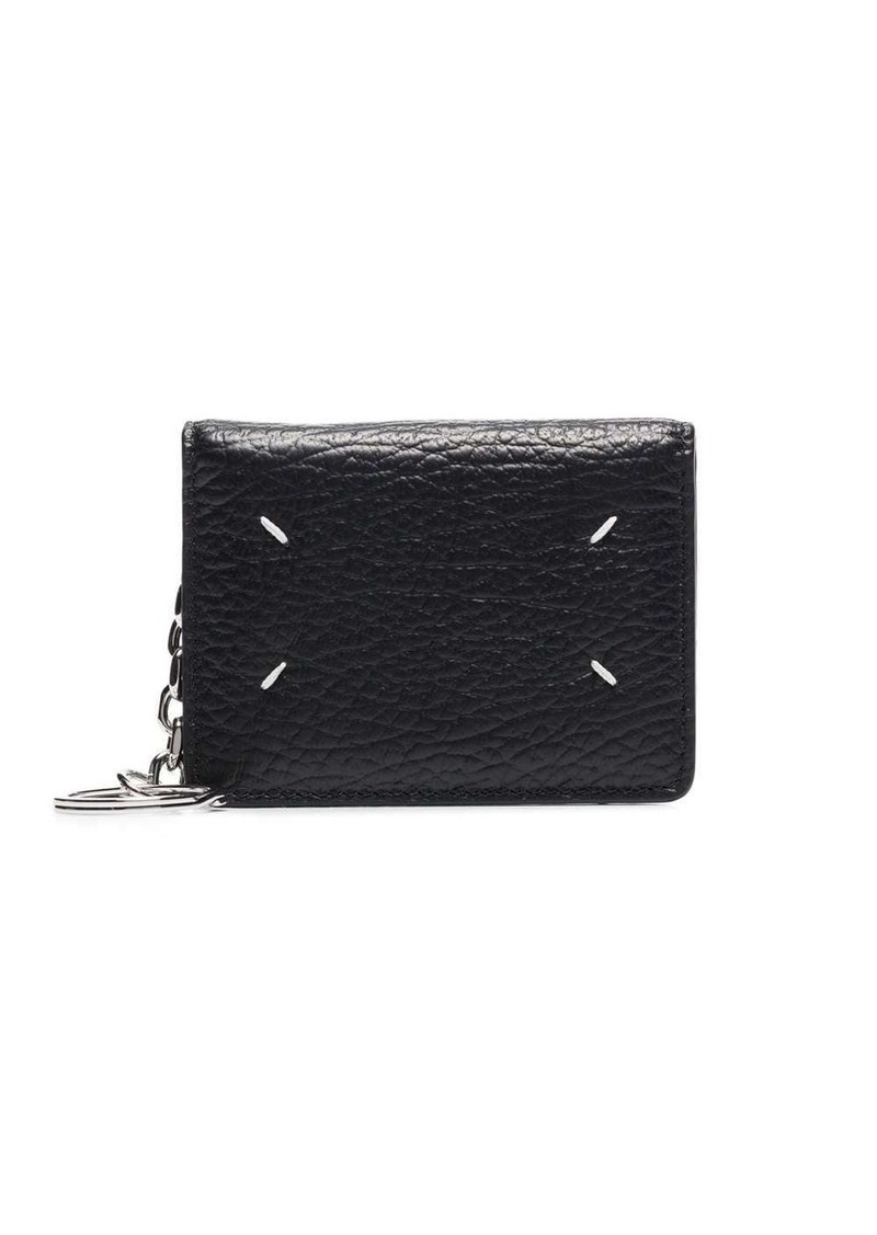 Maison Margiela four-stitch leather card holder