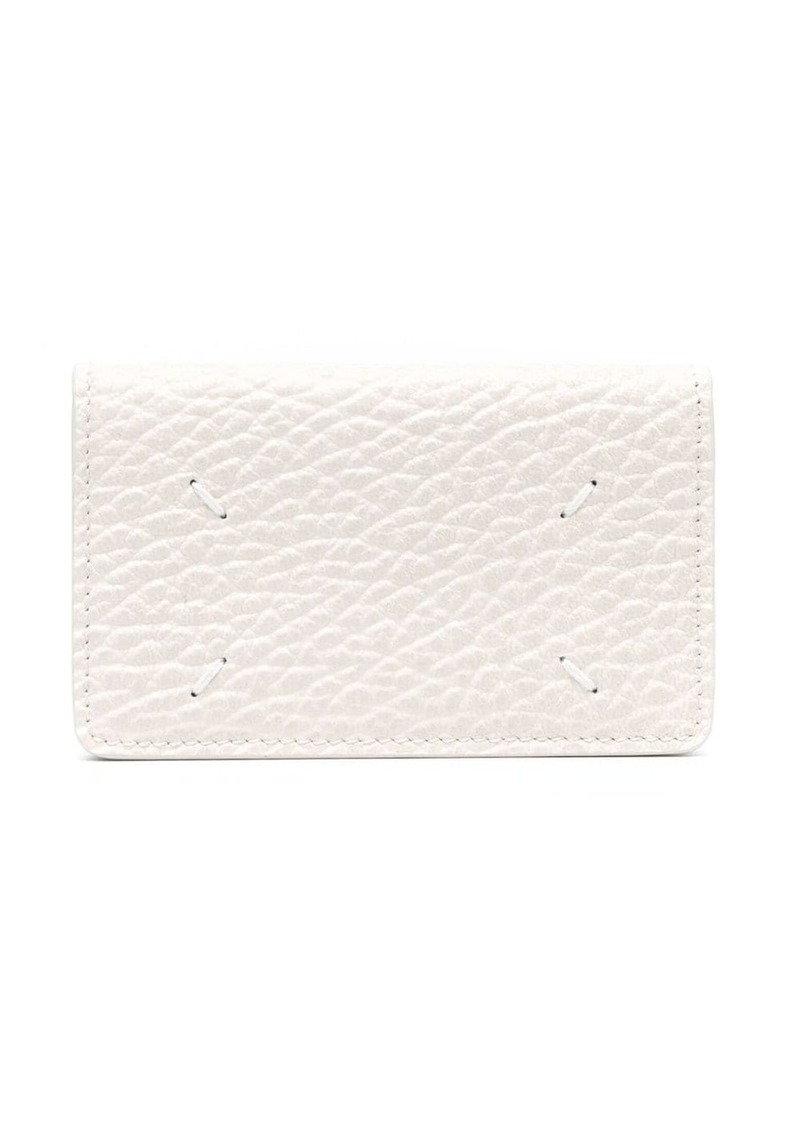 Maison Margiela four-stitch leather card holder