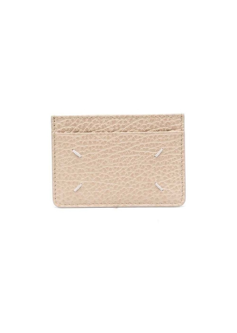 Maison Margiela four-stitch leather card holder