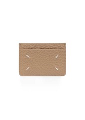 Maison Margiela four-stitch leather card holder