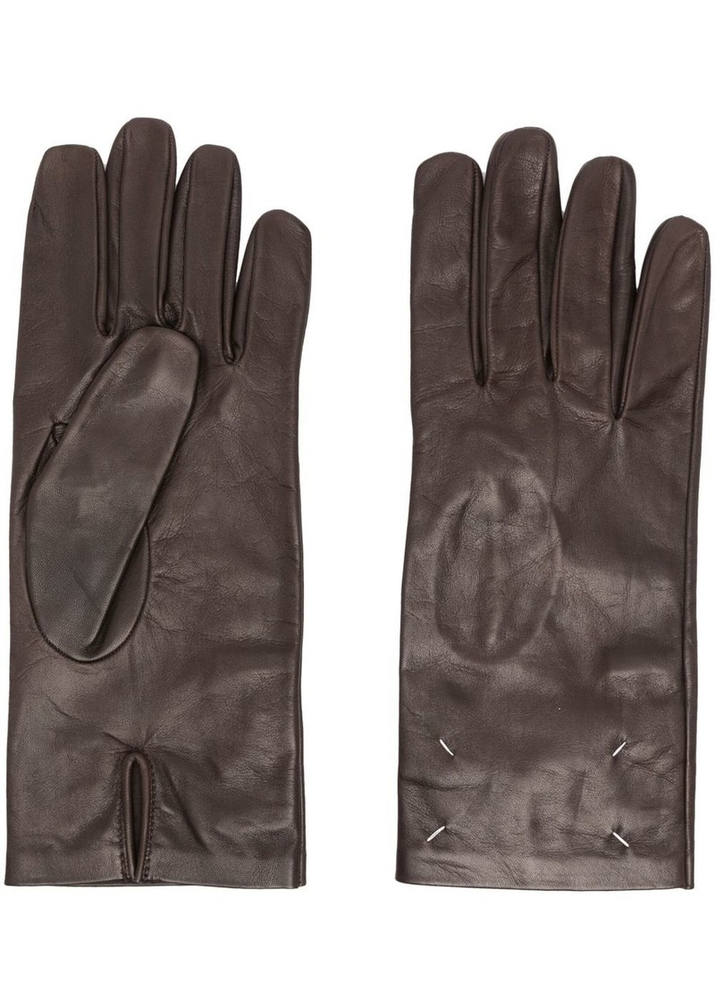 Maison Margiela four-stitch leather gloves