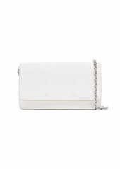 Maison Margiela four-stitch leather wallet-on-chain