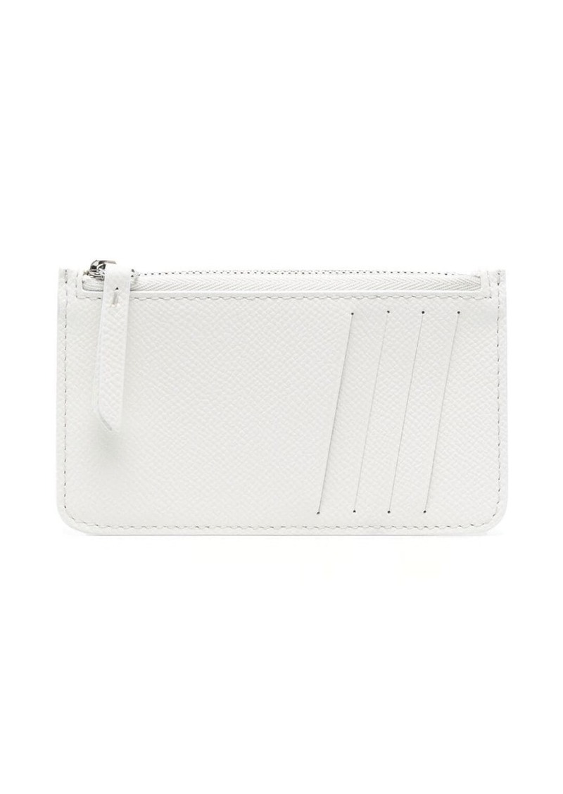 Maison Margiela four-stitch leather card holder