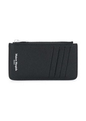 Maison Margiela logo-print leather card holder