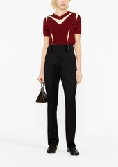 Maison Margiela four-stitch tapered wool trousers