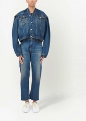 Maison Margiela collarless denim jacket