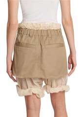 Maison Margiela Gabardine Bloomer Shorts