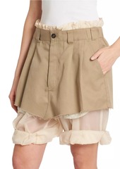 Maison Margiela Gabardine Bloomer Shorts