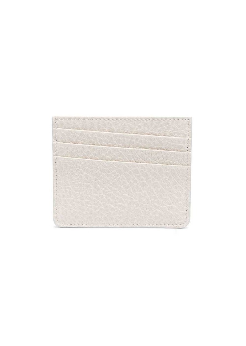 Maison Margiela four-stitch leather card holder