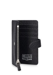 Maison Margiela Grainy Leather Zipped Card Holder
