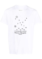 Maison Margiela Numeric logo-embroidered T-shirt