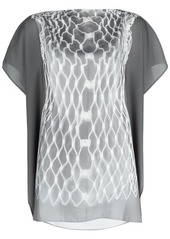 Maison Margiela graphic-print short-sleeved blouse