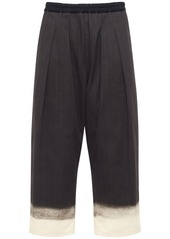 Maison Margiela Heritage Pinstriped Cotton Pants