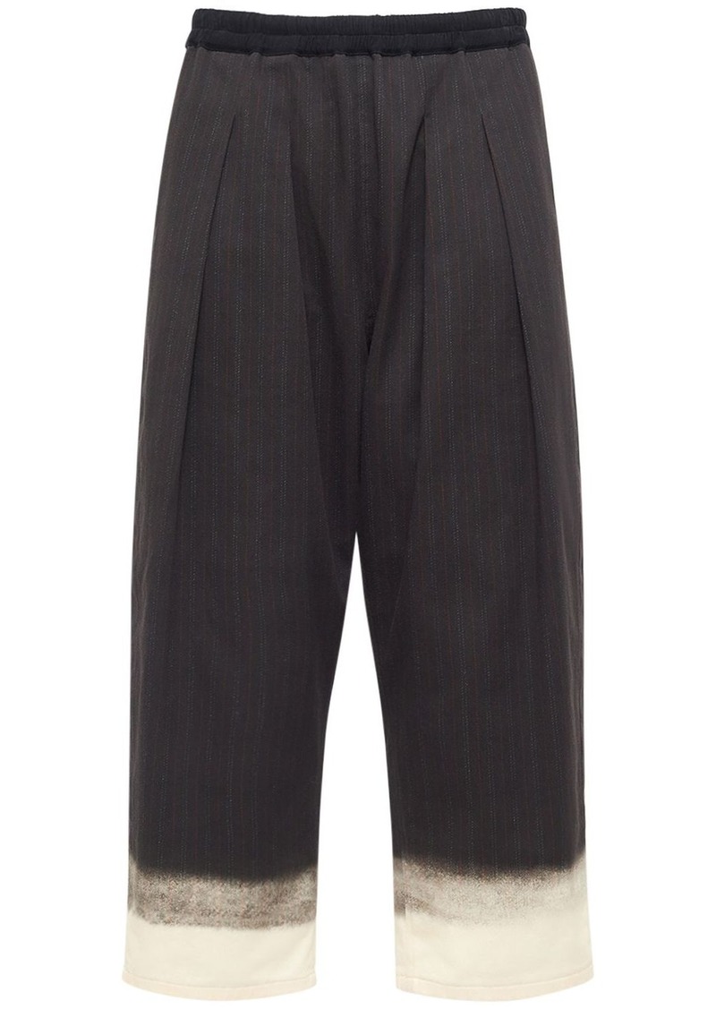 Maison Margiela Heritage Pinstriped Cotton Pants