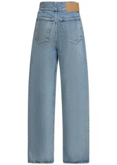 Maison Margiela High Rise Straight Cotton Denim Jeans