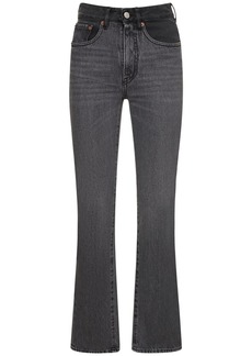 Maison Margiela High Rise Straight Cotton Jeans