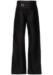 Maison Margiela High Waist Cotton Denim Wide Jeans