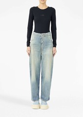 Maison Margiela mid-rise tapered-leg jeans