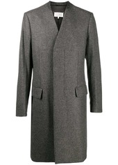 Maison Margiela houndstooth collarless coat