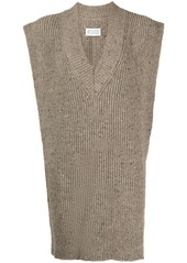 Maison Margiela intarsia-knit V-neck vest