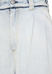 Maison Margiela Japanese Denim Mid Waist Wide Jeans