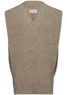 Maison Margiela V-neck knitted vest