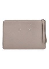 Maison Margiela Large Leather Zip Pouch