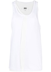 Maison Margiela Spliced asymmetric tank top