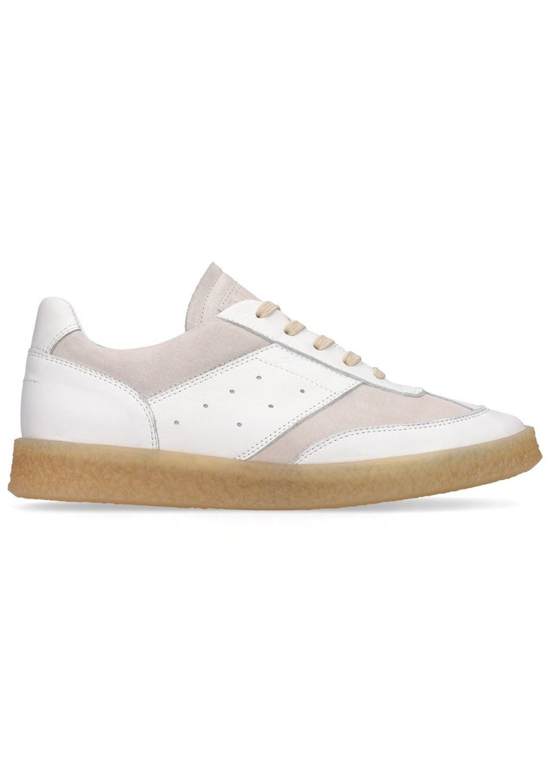 Maison Margiela Leather Low Top Sneakers