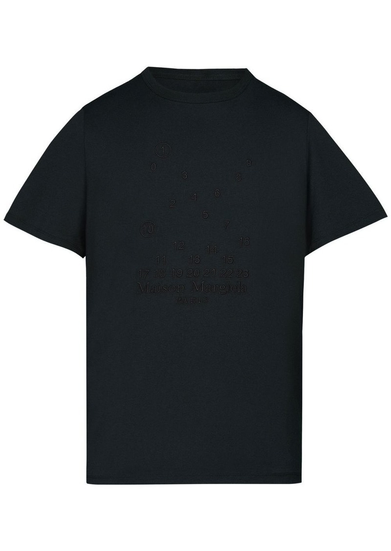 Maison Margiela Numeric logo-embroidered T-shirt