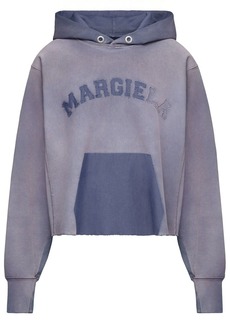 Maison Margiela logo-patches cotton hoodie