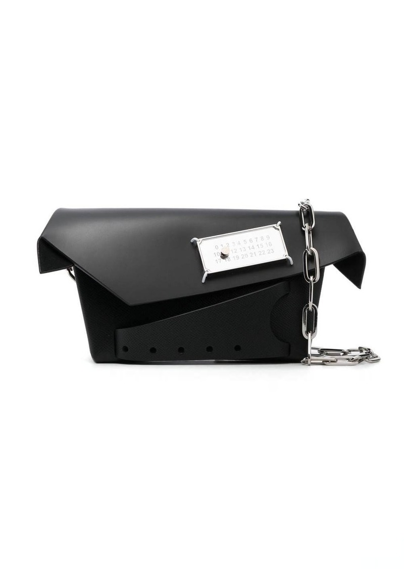 Maison Margiela Snatched leather shoulder bag