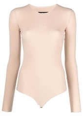 Maison Margiela logo-print long-sleeve bodysuit