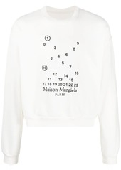 Maison Margiela logo-print cotton sweatshirt