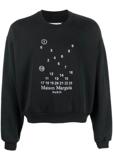 Maison Margiela logo-print cotton sweatshirt