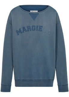 Maison Margiela logo-print organic-cotton sweatshirt