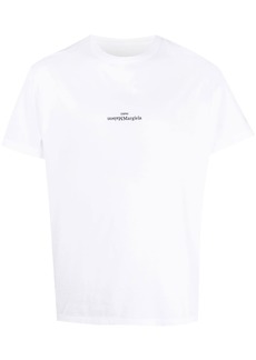 Maison Margiela distorted-logo cotton T-shirt