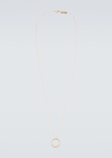 Maison Margiela Logo ring silver necklace