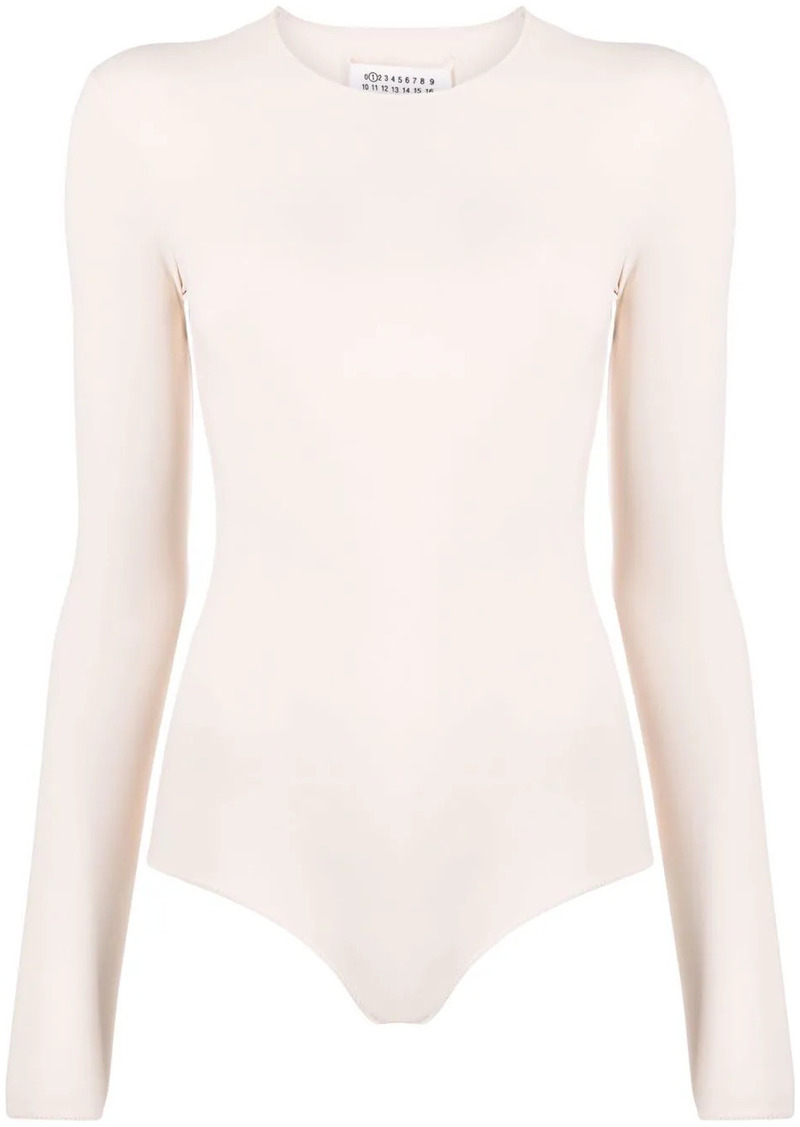 Maison Margiela round-neck jersey bodysuit