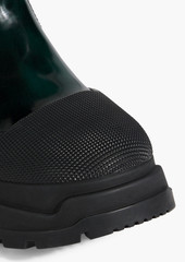 Maison Margiela - Burnished-leather Chelsea boots - Green - EU 44