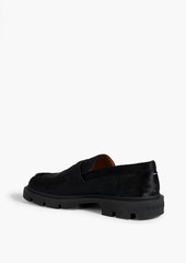 Maison Margiela - Calf hair penny loafers - Black - EU 45