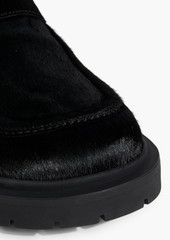 Maison Margiela - Calf hair penny loafers - Black - EU 45