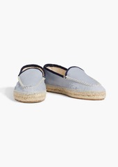 Maison Margiela - Embroidered canvas espadrilles - Blue - EU 40